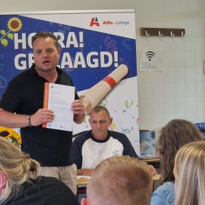 Trots! De eerste lichting van de opleiding Technicus Hout en Restauratie is geslaagd.